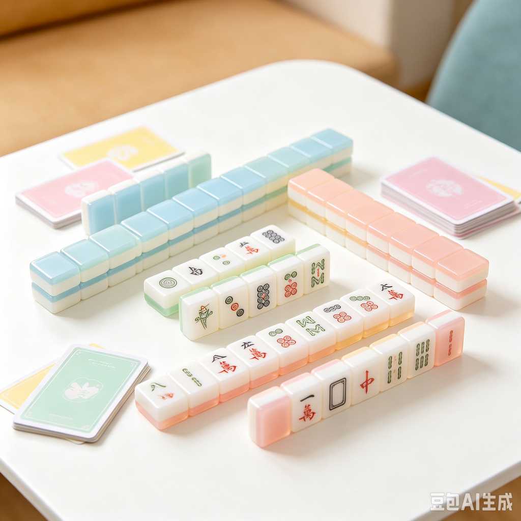 small portable mahjong set