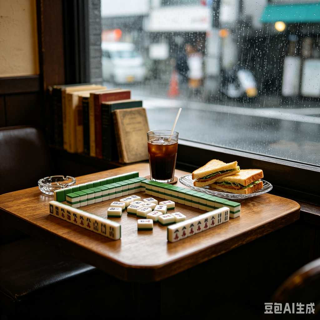 mahjong set for home entertainment